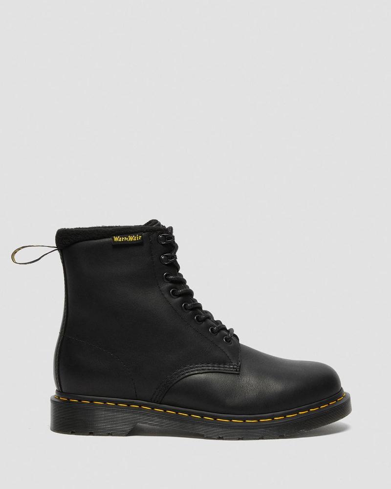 Dr Martens 1460 Pascal Warmwair Læder Snørestøvler Dame Sort | DK 191RVD